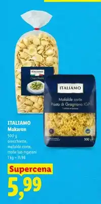 Lidl Makaron orecchiette Italiamo oferta