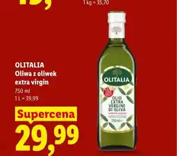 Lidl Oliwa z oliwek extra virgin Olitalia oferta