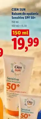 Lidl Balsam do opalania Sensitive Cien Sun SPF 50+ oferta