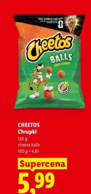 Lidl Chrupki Cheetos Balls cheese balls oferta