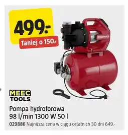 Jula Pompa hydroforowa Meec Tools 1300W 50 l 98 l/min oferta