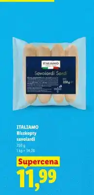 Lidl Biszkopty savoiardi Italiamo oferta