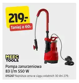 Jula Pompa zanurzeniowa Meec Tools 550W 83 l/min oferta