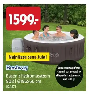 Basen z hydromasażem Bestway 908 l Ø196x66 cm