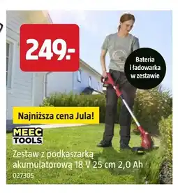 Jula Zestaw z podkaszarką akumulatorową Meec Tools oferta