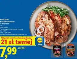 Lidl GRILL&FUN Karkówka wieprzowa w marynacie oferta