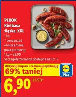 Lidl Pikok Kiełbasa śląska, XXL oferta