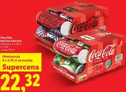 Lidl Coca-Cola lub Coca-Cola Zero oferta