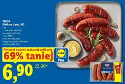 Lidl PIKOK Kiełbasa śląska, XXL oferta