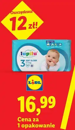 Lidl Lupilu Soft & Dry 3 Pieluchy oferta