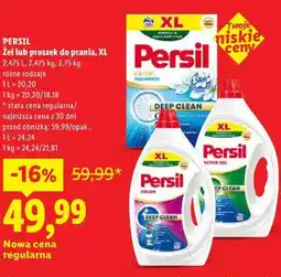 Lidl PERSIL Żel lub proszek do prania, XL oferta