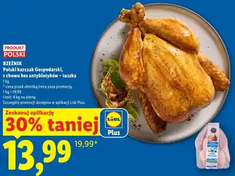 Lidl Rzeźnik Polski kurczak Gospodarski, z chowu bez antybiotyków - tuszka oferta