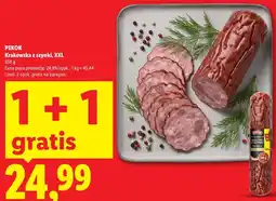 Lidl Pikok Krakowska z szynki, XXL oferta