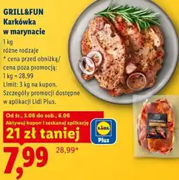 Lidl GRILL&FUN Karkówka w marynacie oferta