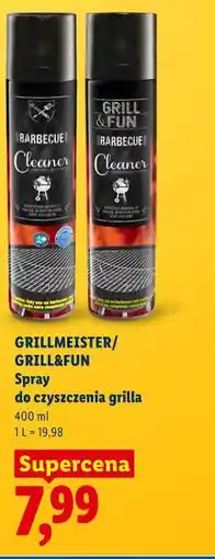 Lidl GRILLMEISTER/GRILL&FUN Spray do czyszczenia grilla oferta