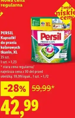 Lidl PERSIL Kapsułki do prania kolorowych tkanin, XL oferta