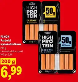 Lidl PIKOK Parówki wysokobiałkowe oferta