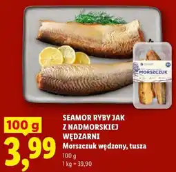 Lidl SEAMOR RYBY JAK Z NADMORSKIEJ WĘDZARNI Morszczuk wędzony, tusza oferta