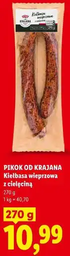 Lidl PIKOK OD KRAJANA Kiełbasa wieprzowa z cielęciną oferta