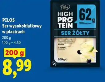 Lidl Pilos Ser wysokobiałkowy w plastrach oferta