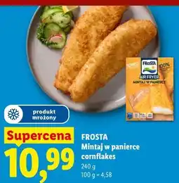 Lidl FROSTA Mintaj w panierce cornflakes oferta