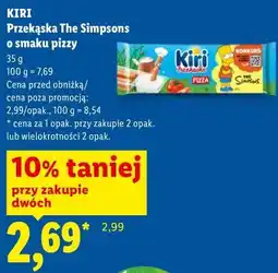 Lidl Kiri Przekąska The Simpsons o smaku pizzy oferta