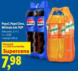 Lidl Pepsi, Pepsi Zero, Mirinda lub 7UP Dwusztuk oferta