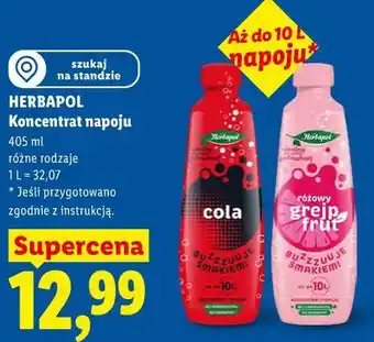 Lidl HERBAPOL Koncentrat napoju oferta