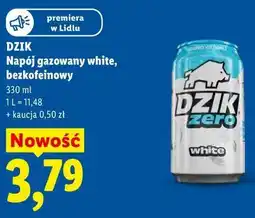 Lidl Dzik Napój gazowany white, bezkofeinowy oferta