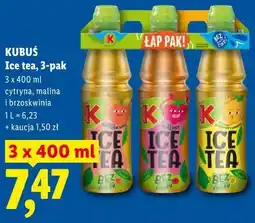 Lidl Kubuś Ice tea, 3-pak oferta
