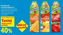Lidl Wszystkie soki w kartonie Tymbark oferta