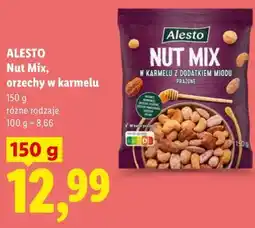 Lidl ALESTO Nut Mix, orzechy w karmelu oferta