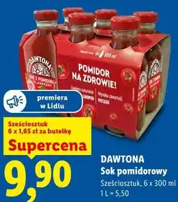 Lidl DAWTONA Sok pomidorowy Sześciosztuk oferta