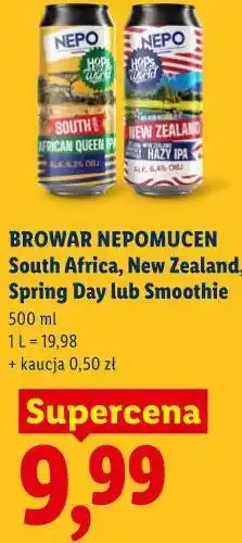 Lidl BROWAR NEPOMUCEN South Africa, New Zealand, Spring Day lub Smoothie oferta