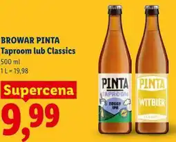 Lidl Browar Pinta Taproom lub Classics oferta