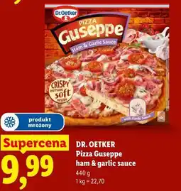 Lidl DR. OETKER Pizza Guseppe ham & garlic sauce oferta
