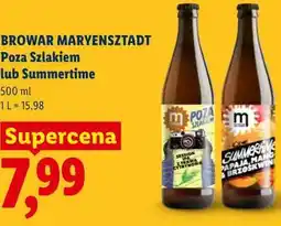 Lidl Browar Maryensztadt Poza Szlakiem lub Summertime oferta