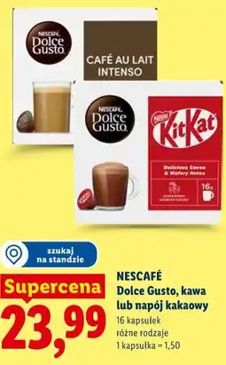Lidl NESCAFÉ Dolce Gusto, kawa lub napój kakaowy oferta