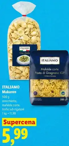 Lidl ITALIAMO Makaron oferta