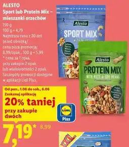 Lidl ALESTO Sport lub Protein Mix - mieszanki orzechów oferta