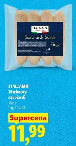 Lidl ITALIAMO Biszkopty savoiardi oferta