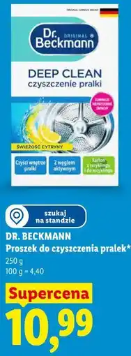 Lidl Dr. Beckmann Proszek do czyszczenia pralek oferta