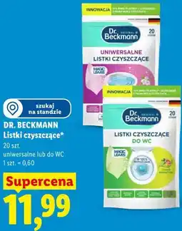 Lidl Dr. Beckmann Listki czyszczące oferta