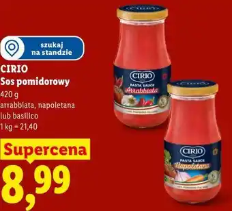 Lidl CIRIO Sos pomidorowy oferta