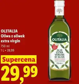 Lidl OLITALIA Oliwa z oliwek extra virgin oferta