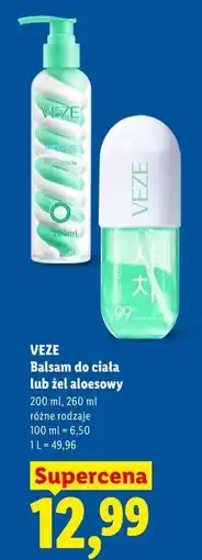 Lidl Veze Balsam do ciała lub żel aloesowy oferta