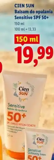 Lidl CIEN SUN Balsam do opalania Sensitive SPF 50+ oferta