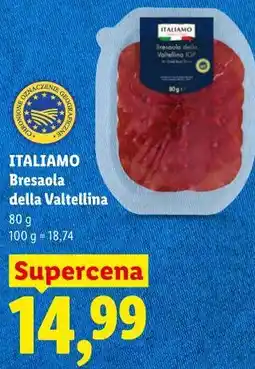 Lidl ITALIAMO Bresaola della Valtellina oferta
