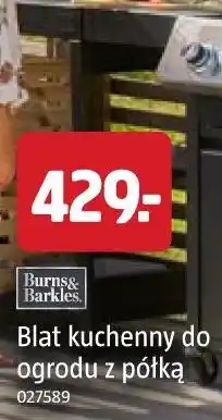 Jula Burns & Barkles Blat kuchenny do ogrodu z półką oferta