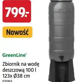 Jula GreenLine Zbiornik na wodę deszczową 100 l 123x Ø38 cm oferta